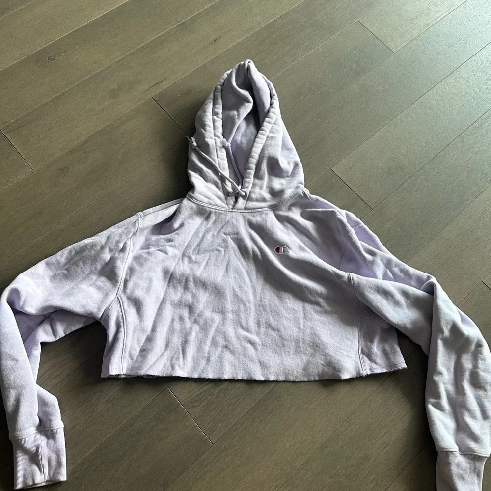 Champion Reverse Weave cropped Hoodie - Picture 2 of 3